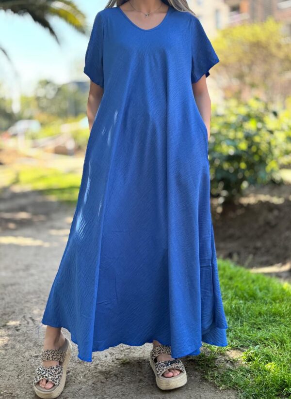 Vestido ARANZA Azul - Imagen 3