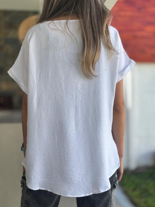 Polera AMOR Blanca - Imagen 4