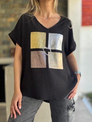 Polera MILA Negra