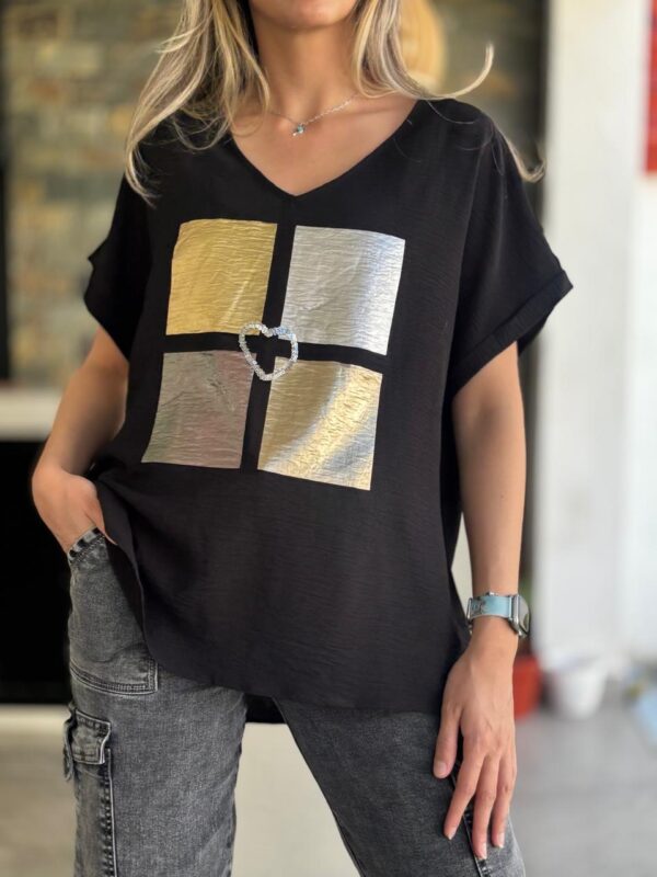 Polera MILA Negra - Imagen 2