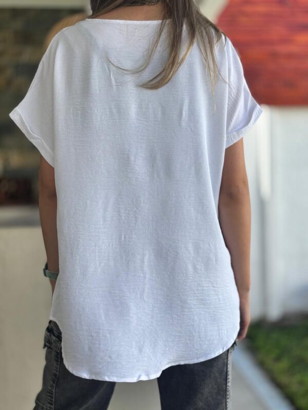 Polera MILA Blanca - Imagen 3