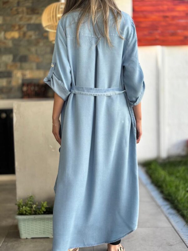 Vestido RACHEL Celeste - Imagen 4