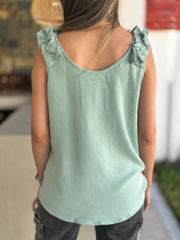 Polera MICHEL Verde Agua - Imagen 4