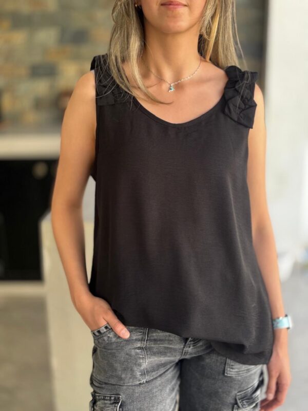Polera MICHEL Negro - Imagen 2
